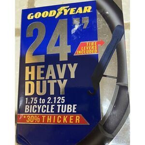 Goodyear 24 inch heavy duty 1.75‎ to 2.125 bicycle tube 30% thicker